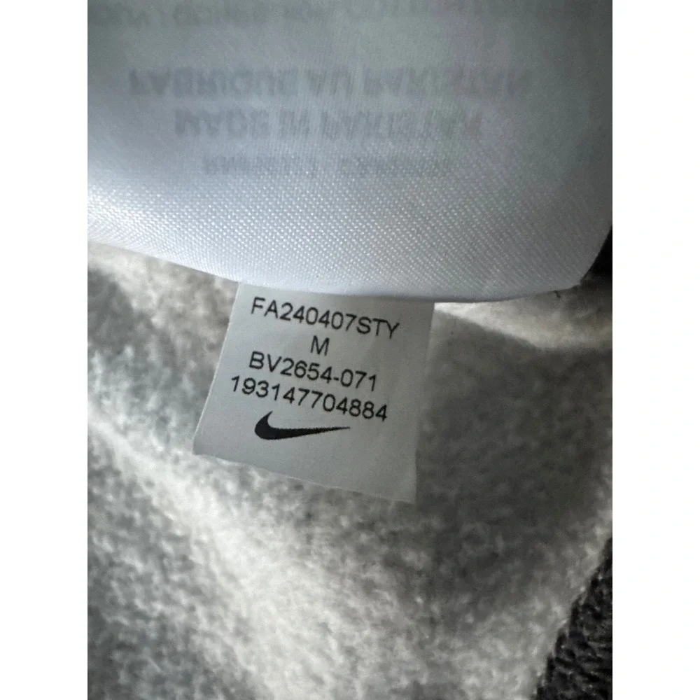 Nike Mens Sportswear Club Fleece Hoodie Charcoal Grey BV2654-071 Medium